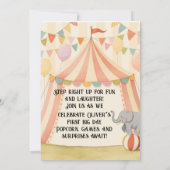 Magical Woodland Fairy Erster Geburtstag Einladung (Rückseite)