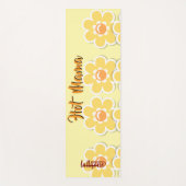 Magical yellow background name Personalized  Yogamatte (Vorderseite)