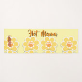 Magical yellow background name Personalized  Yogamatte (Vorderseite (Horizontal))