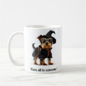 Magical Yorkie in Wizard Atture Kaffeetasse (Links)