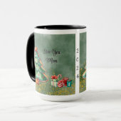 MagicalTree Watercolor Weihnachts-Foto Tasse (Vorderseite Links)