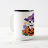 Magicat Zweifarbige Tasse (Vorderseite Links)