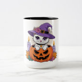 Magicat Zweifarbige Tasse (Mittel)