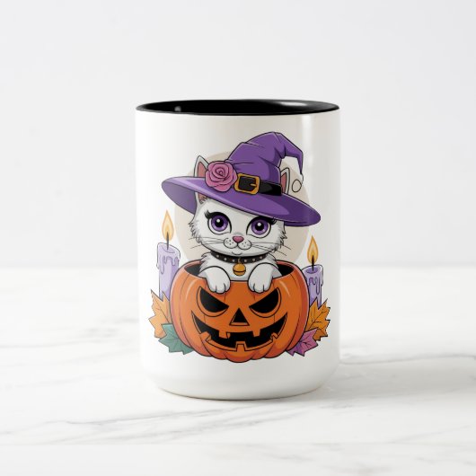 Magicat Zweifarbige Tasse (Mittel)