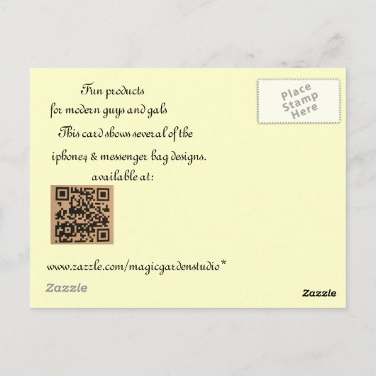 Magicgardenstudio* Postkarten (Rückseite)