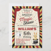 Magician Birthday Einladung Magic Show Party (Vorderseite)