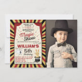 Magician Birthday Einladung Magic Show Party (Vorderseite)