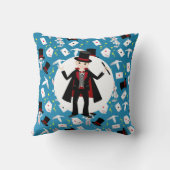 Magician Boy Show Geburtstagsparty Kissen (Rückseite)