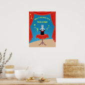 Magician Boy Show Geburtstagsparty Poster (Küche)