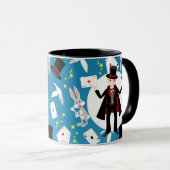 Magician Boy Show Geburtstagsparty Tasse (VorderseiteRechts)