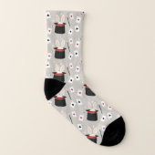 Magician Bunny Top Hat Wand Socken (Rechts - Außen)