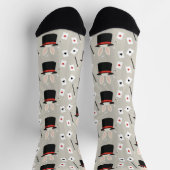  Magician Bunny Top Hat Wand Socken (Oben)