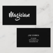 Magician Business Card Visitenkarte (Vorne/Hinten)