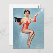 Magician Button Up Postkarte (Vorne/Hinten)