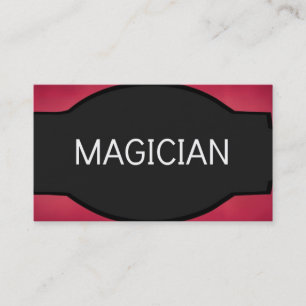 Magician Elegant Name Plate Visitenkarte
