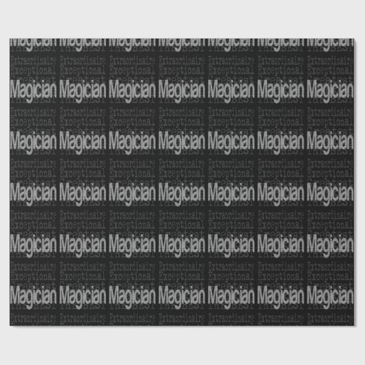 Magician Extraordinaire Geschenkpapier (Flach)