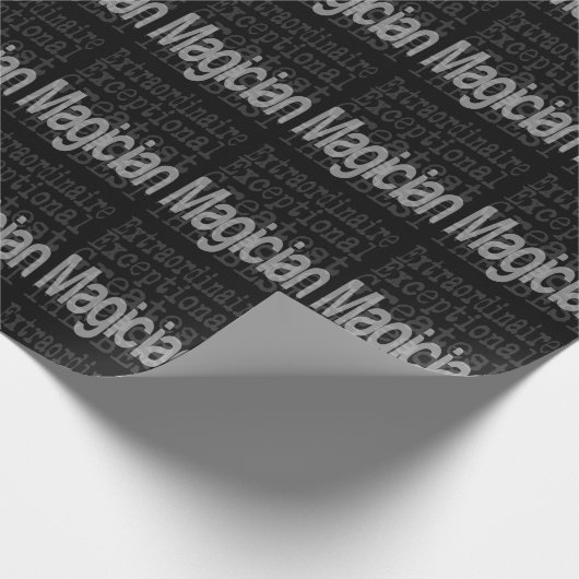 Magician Extraordinaire Geschenkpapier (Ecke)