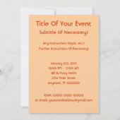 Magician Fortune Teller Crystal Ball Party Einladung (Rückseite)