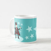 Magician-Geburtstagsparty Kaffeetasse (Vorderseite Links)