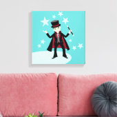 Magician-Geburtstagsparty Leinwanddruck (Insitu (Wohnzimmer))