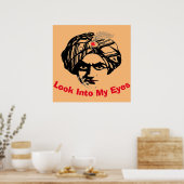 Magician Gesicht, fügen Sie Text Poster (Küche)