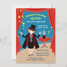 Magician Girl Show Birthday Party