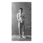 Magician Harry Houdini Stehend in Chains Fotodruck (Vorne)