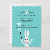 Magician Jungen Geburtstagsfeier Einladung (Rückseite)