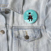 Magician Kid Birthday Party Button (Beispiel)