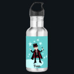 Magician Kid Birthday Party Trinkflasche<br><div class="desc">Dieses Produkt ist für Kinder, die Magie und Zauberer Liebe. Es zeigt einen niedlichen kleinen Zauberknabe darstellende Zaubertricks mit einem Zauberhut, Zauberstab und Kaninchen. Dieses Produkt ist ideal für eine Geburtstagsfeier zum Thema Magier oder für Kinder, die Zaubertricks Liebe. Sehr einfach mit Ihren eigenen Worten, Schriftart oder Schriftart-Farbe anpassen. Es...</div>