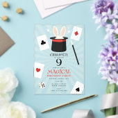 Magician-Kindergeburtstag-Party Acryleinladungen (In Situ (Hochzeit))