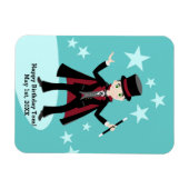 Magician Kindergeburtstag Party Magnet (Horizontal)