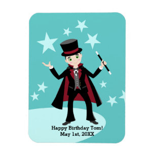 Magician Kindergeburtstag Party Magnet