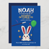 Magician Magic Show Geburtstagsparty Einladung (Vorne/Hinten)