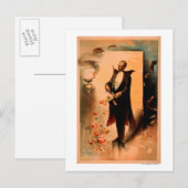 Magician Pulling Rose aus Hat Poster Postkarte (Vorne/Hinten)