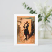 Magician Pulling Rose aus Hat Poster Postkarte (Stehend Vorderseite)
