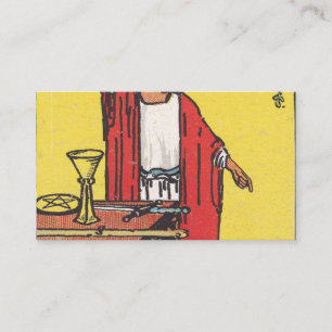 Magician Tarot Card Visitenkarte
