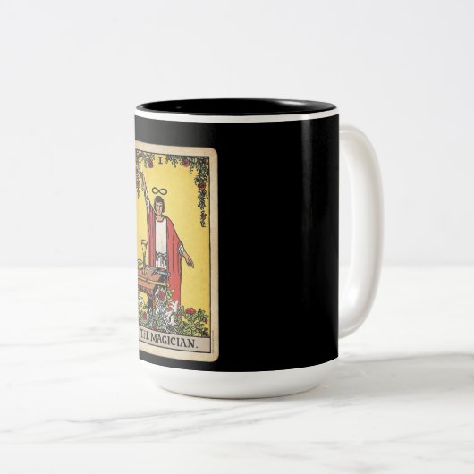 Magician Tarot Zweifarbige Tasse (VorderseiteRechts)