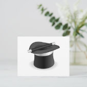 Magician Wand und Hat Postkarte (Stehend Vorderseite)