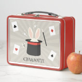 Magician Zauberer Kinder Schule für benutzerdefini Metall Brotdose (Beispiel)