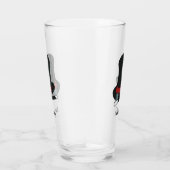 Magicians Hat and Magic Wand Personalisiert Glas (Rechts)