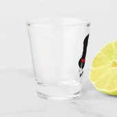 Magicians Hat and Magic Wand Personalisiert Schnapsglas (Links)