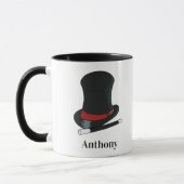 Magicians Hat and Magic Wand Personalisiert Tasse (Links)