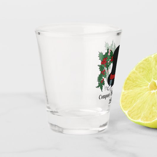 Magicians Hat and Magic Wand with Holly Schnapsglas (Links)