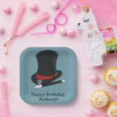 Magicians Hat Magic Show Birthday Party Pappteller (Party)