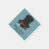 Magicians Hat Magic Show Birthday Party Serviette (Ecke)