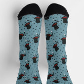 Magicians Hat Magic Show Illustriert Socken (Oben)