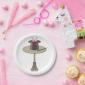 Magicians Rabbit in einem Hut Pappteller (Party)