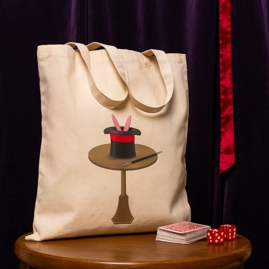 Magicians Rabbit in einem Hut Tragetasche