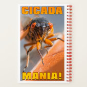 Magicicada Cicada-Notebook für 2024 Notizblock (Rückseite)